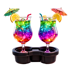 Glasses with unlimited favorite cup holder cocktails